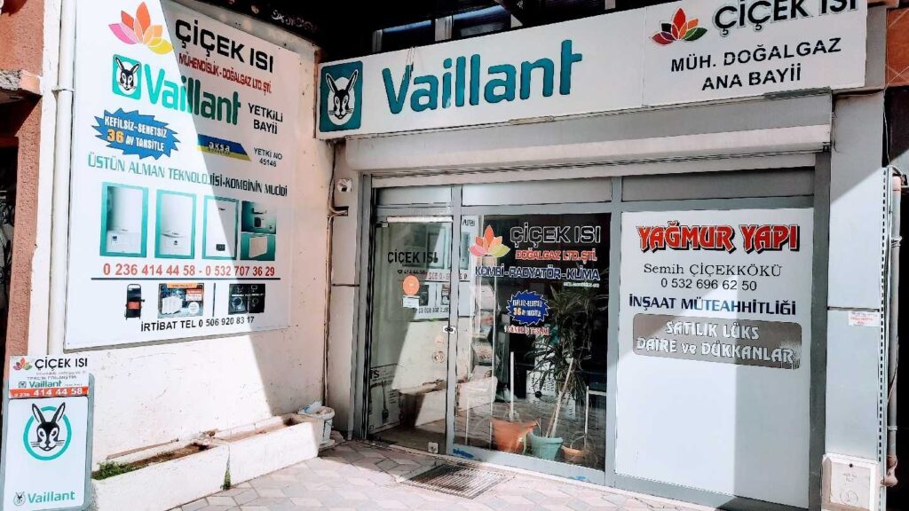 Çiçek Isı Doğalgaz Tesisatı Kombi Vaillant